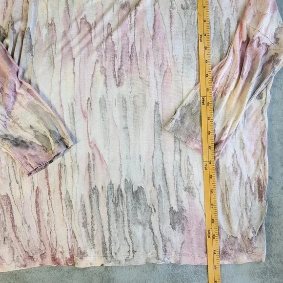 SOLD XCVI Tie Dye Relaxed Fit Short Sleeve Top - Picture 10 of 11